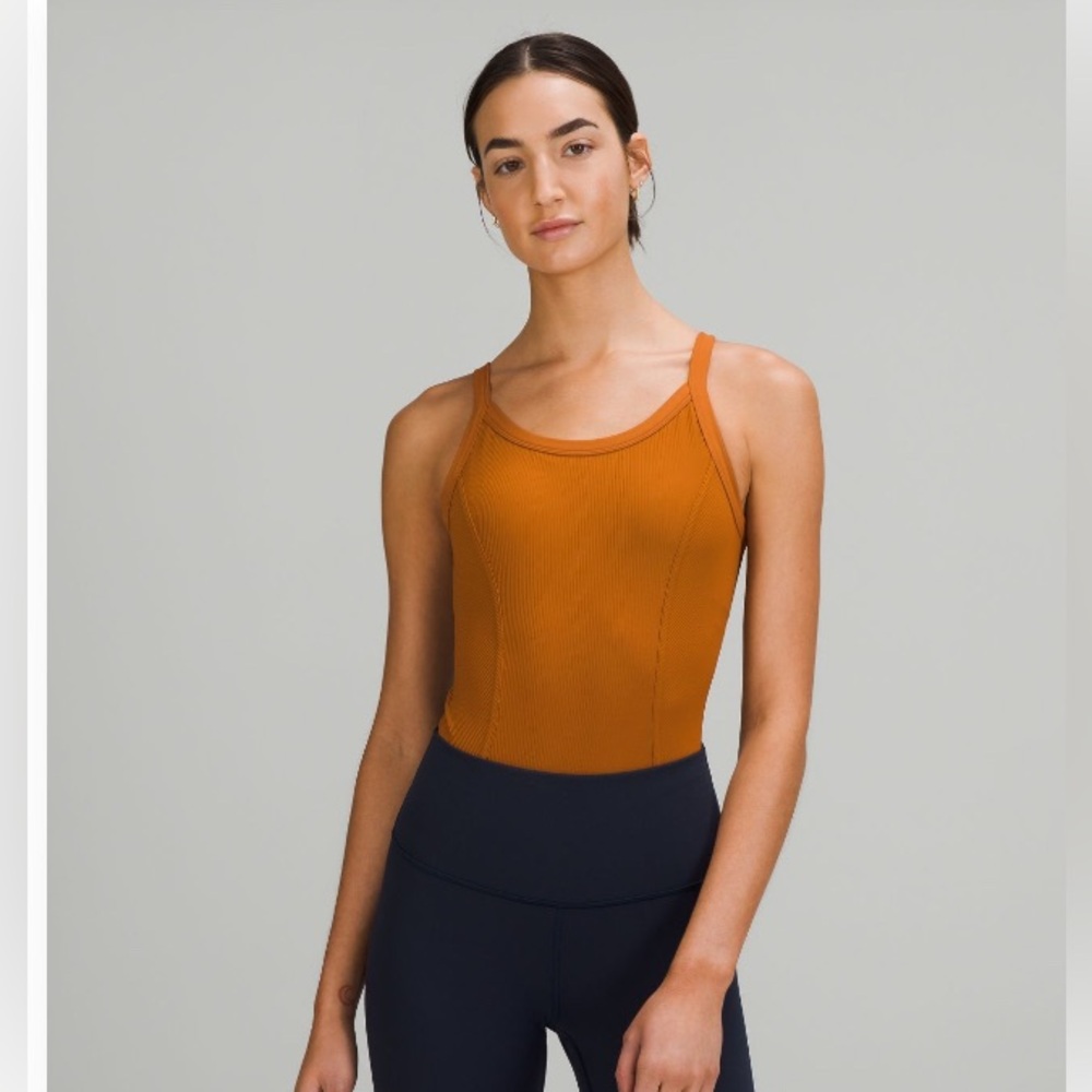 NWOT Lululemon Ribbed Yoga Body Suit - Size 4